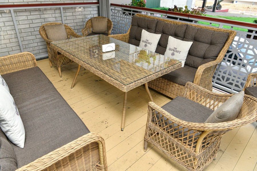 Диван из искусственного ротанга Гляссе 4sis