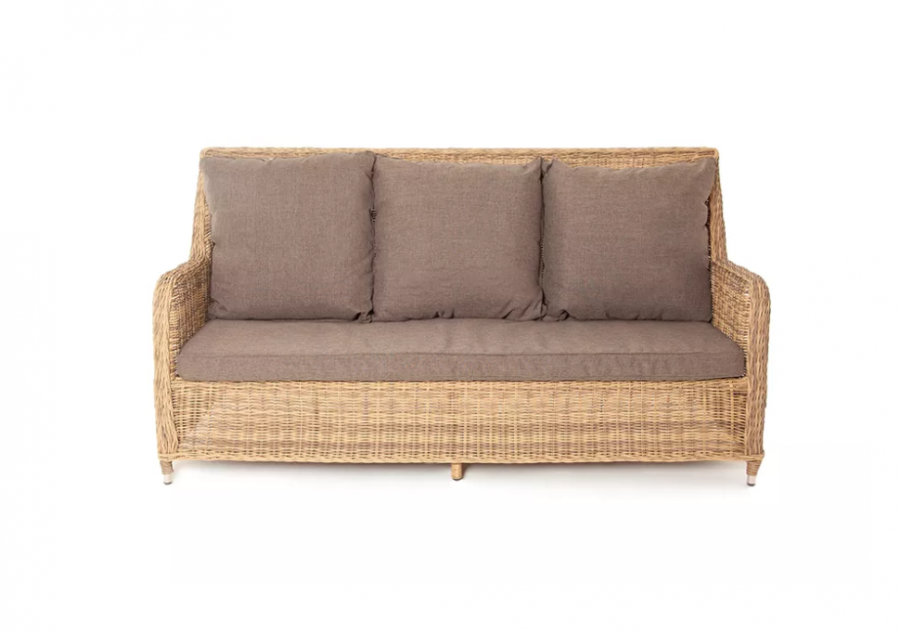 Диван из искусственного ротанга Гляссе 4sis