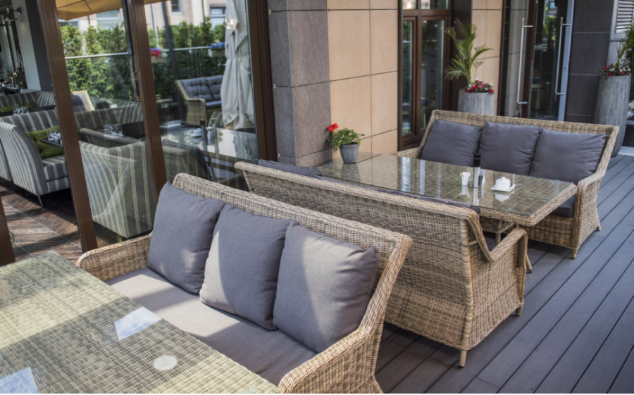 Диван из искусственного ротанга Гляссе 4sis