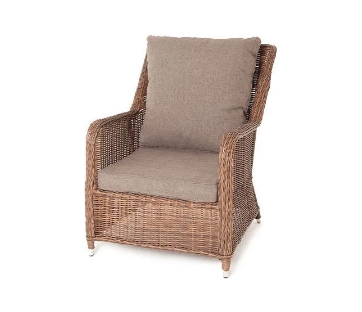 Кресло из искусственного ротанга Гляссе Brown 4sis