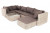 Лаунж-зона Лунго из искусственного ротанга Beige 4sis