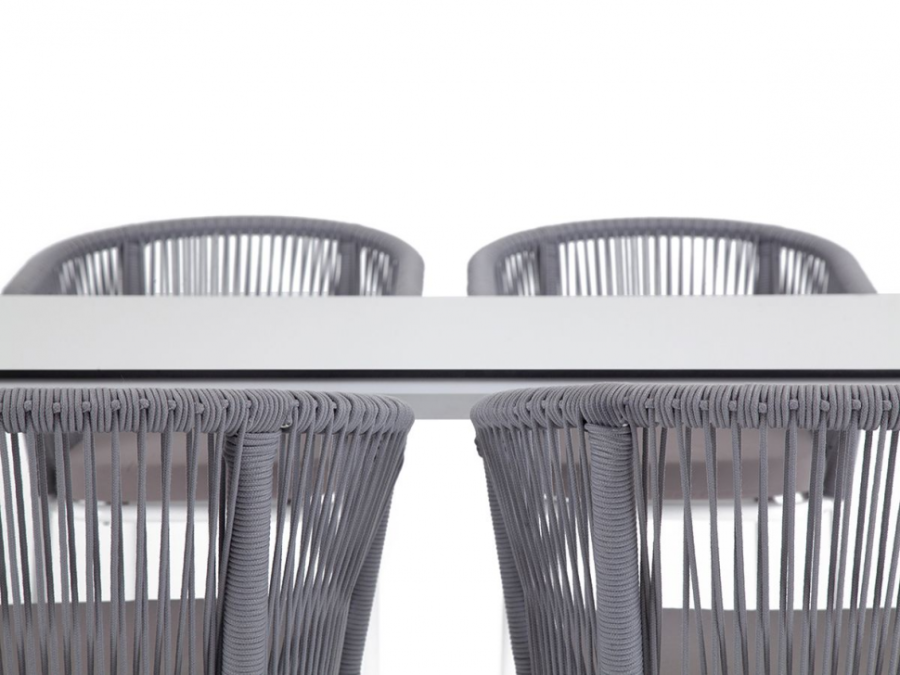 Обеденная группа Малага 4 серая 4sis