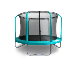 Батут с защитной сеткой зеленый Perfetto Sport 8, диаметр 2,4 м 2