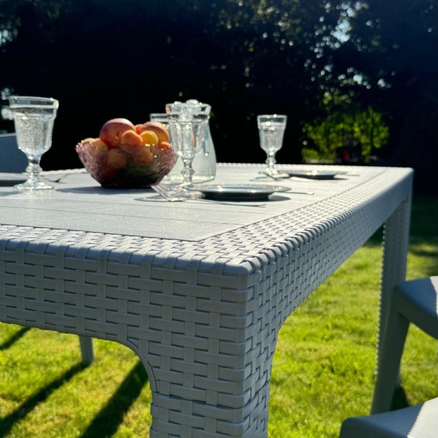 Обеденный стол JULY светло-серый Royal Family