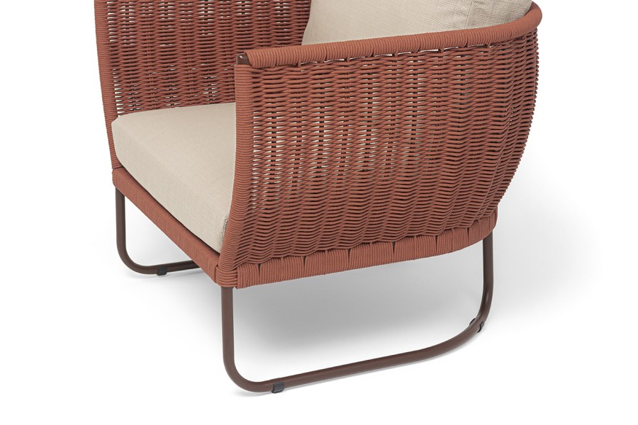 Кресло из роупа Фиджи, красный (8372) 4sis 