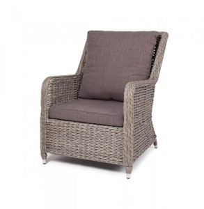 Кресло из искусственного ротанга Гляссе гиацинт Graphite 4sis