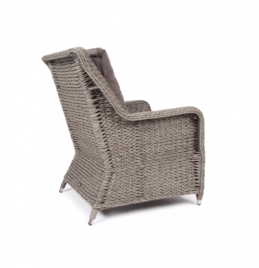 Кресло из искусственного ротанга Гляссе гиацинт Graphite 4sis