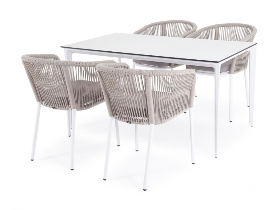 Обеденная группа Малага 4 бежевая 4sis