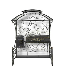 Кованый мангал с печкой Уют Премиум Garden story Кованый мангал с печкой Уют Премиум Garden story