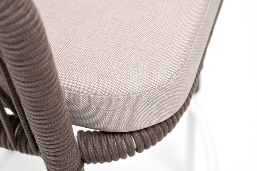 Барный стул Марсель из роупа, коричневый 4sis