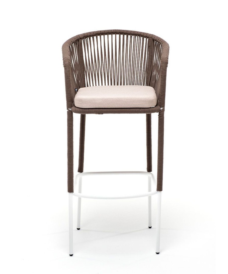 Барный стул Марсель из роупа, коричневый 4sis