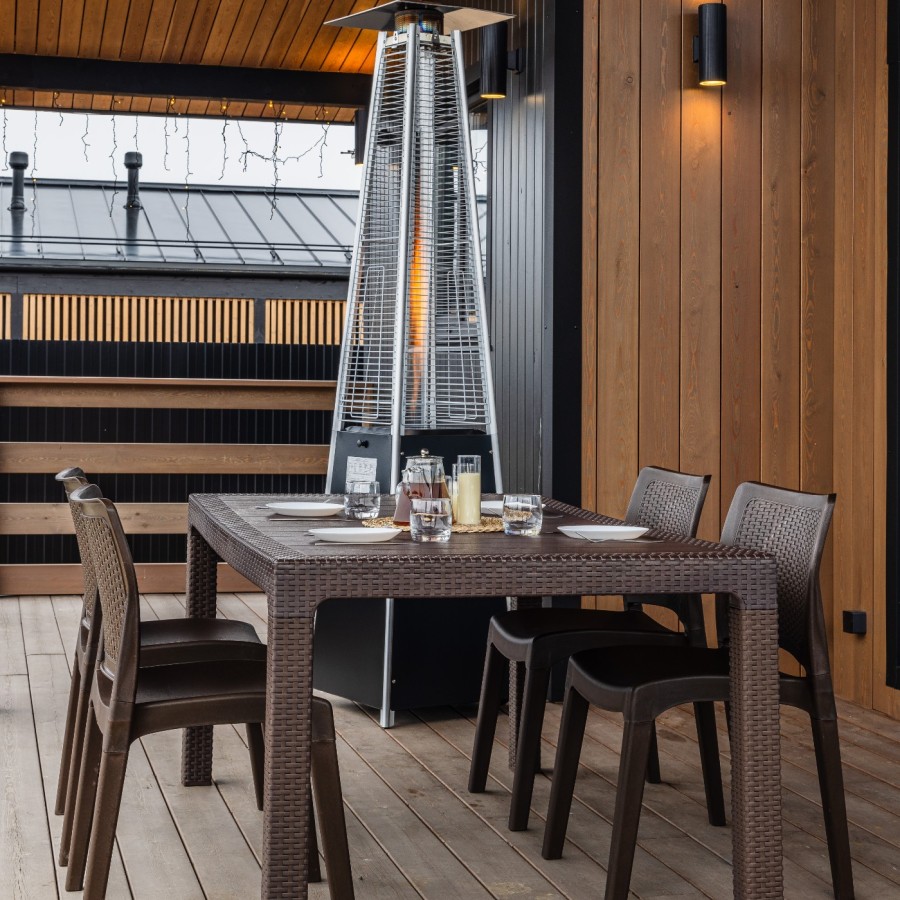 Обеденный комплект JULY S коричневый Royal Family