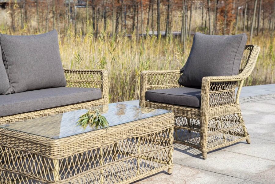 Кресло из искусственного ротанга Гранд Латте 4sis