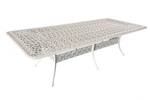 Белый стол из литого алюминия Louis X Кит Маркет