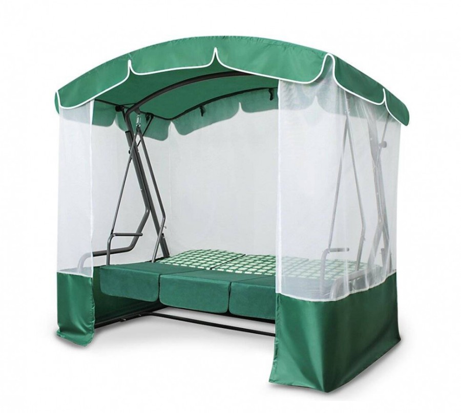 Садовые качели Рандеву Премиум, зеленый Garden