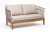 Диван 2-местный Диего из дуба бежевый 4sis