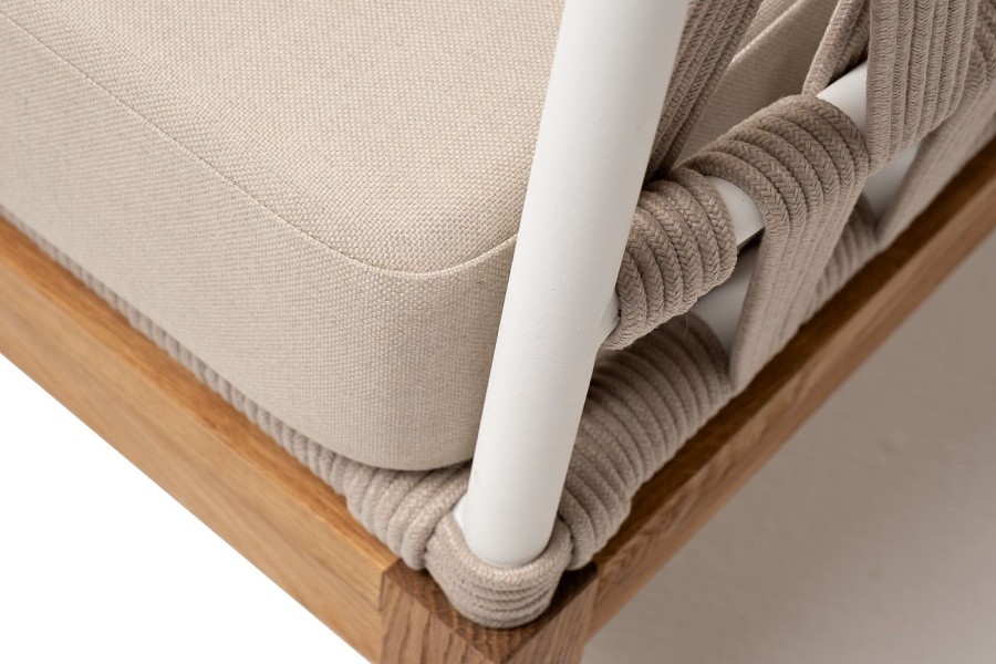 Диван 2-местный Диего из дуба бежевый 4sis