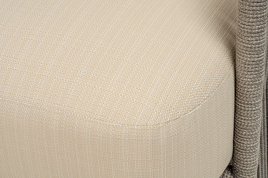 Лаунж-зона 5-местная из роупа Альбано серый меланж 4sis