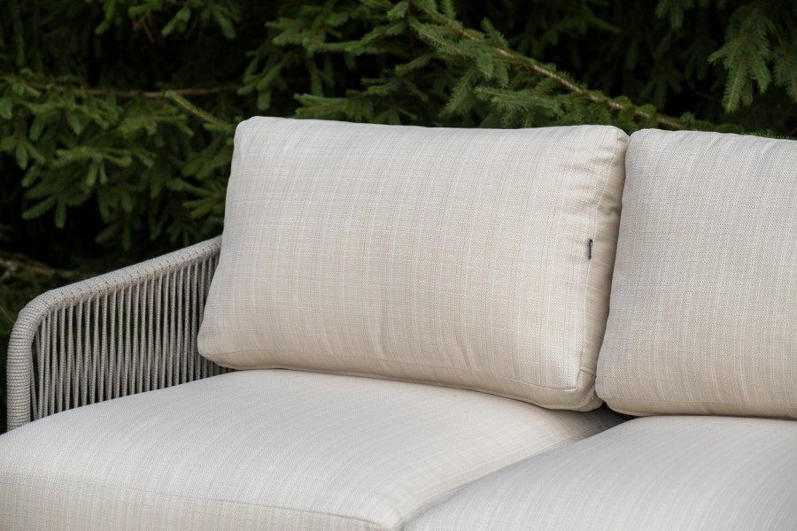 Лаунж-зона 5-местная из роупа Альбано серый меланж 4sis