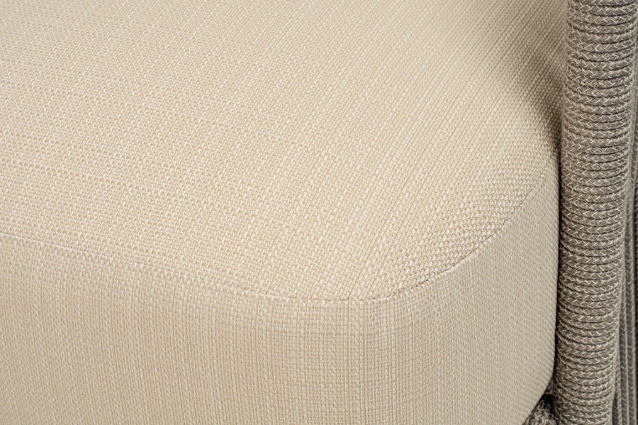 Лаунж-зона 5-местная из роупа Альбано серый меланж 4sis