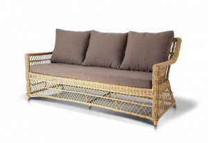 Диван из искусственного ротанга Гранд Латте 4sis
