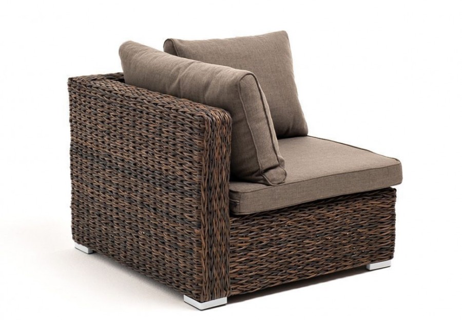 Модульный диван Лунго гиацинт коричневый 4sis