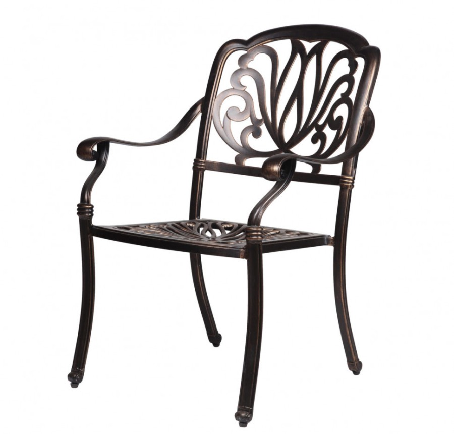 Кресло из литого алюминия для сада Кит Маркет