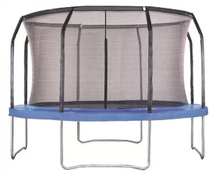 Батут с защитной сеткой синий 10, диаметр 3 м Perfetto Sport