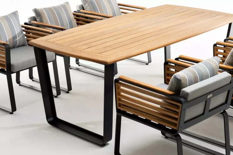 Обеденная группа из алюминия Aura Joygarden