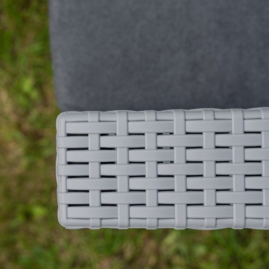 Обеденный садовый комплект LANA DINING XL светло-серый Royal Family