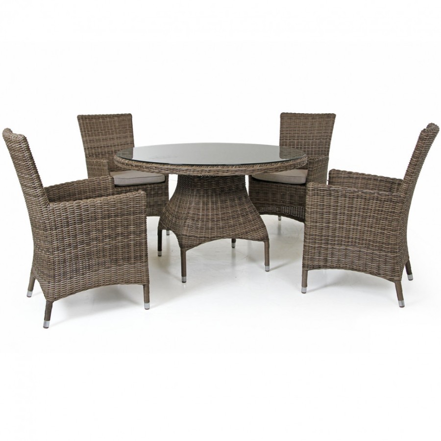 Стол круглый 120 Ninja Brown Brafab