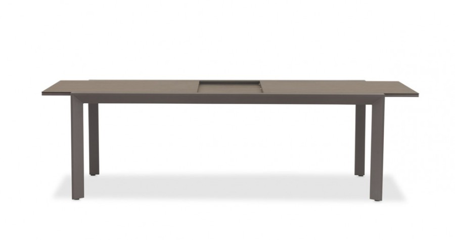 Комплект обеденной группы Nora-Andy 10R антрацит/коричневый Brafab