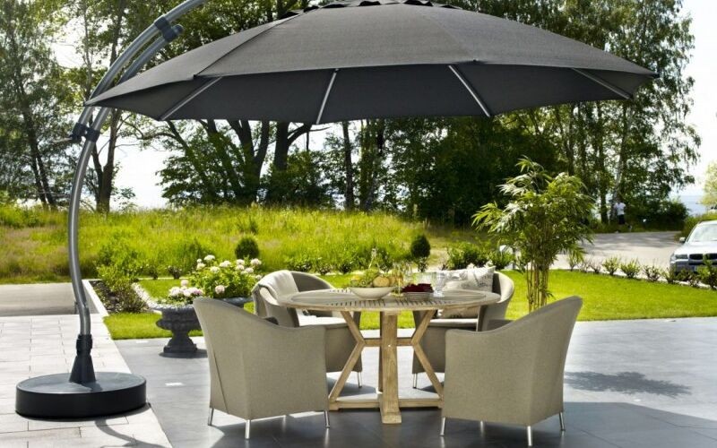 Уличный зонт Easy Sun (антрацит) Brafab