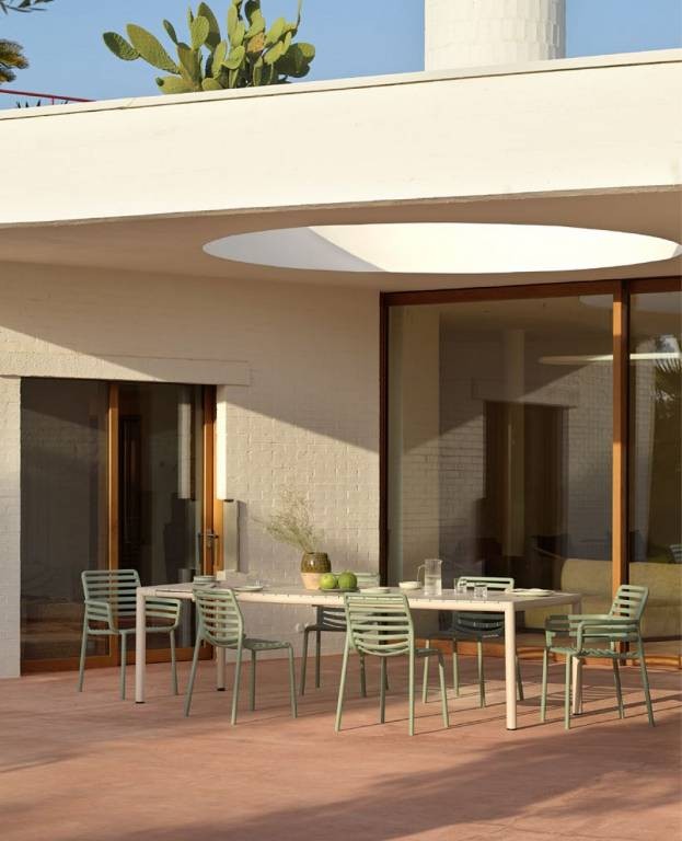 Стул пластиковый Doga Bistrot мятный Nardi