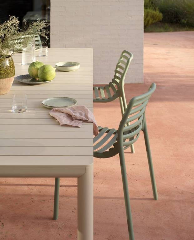 Стул пластиковый Doga Bistrot мятный Nardi