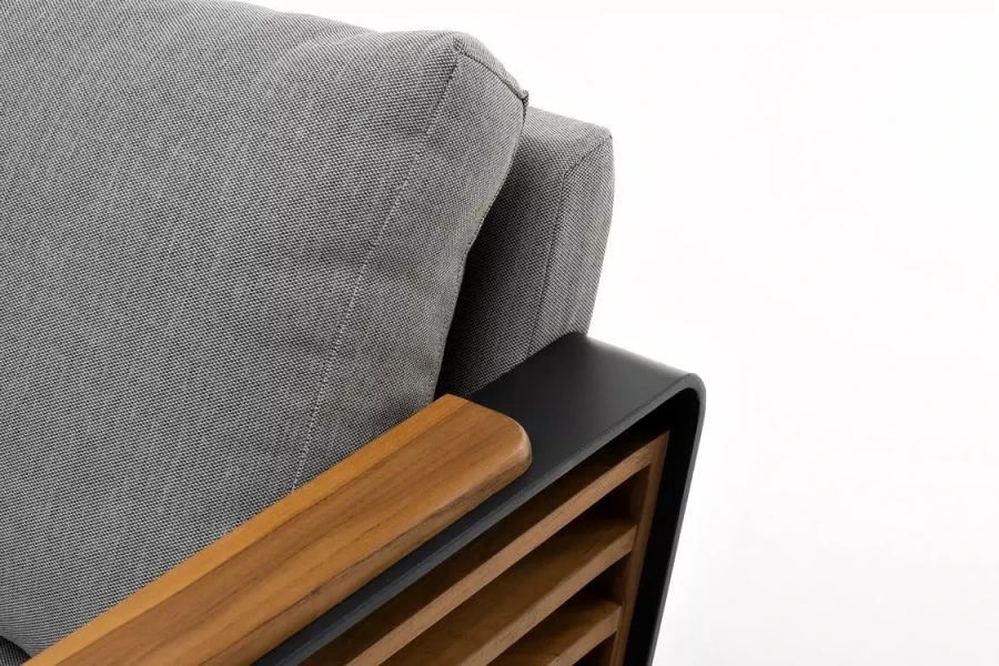 Диванная группа из алюминия Aura Joygarden