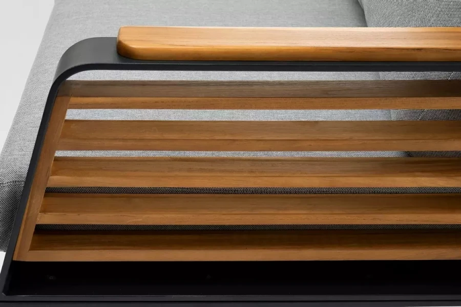 Диванная группа из алюминия Aura Joygarden