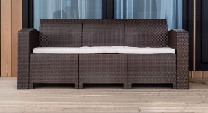 Диван 3-х местный LANA LUX коричневый Royal Family Диван 3-х местный LANA LUX коричневый Royal Family