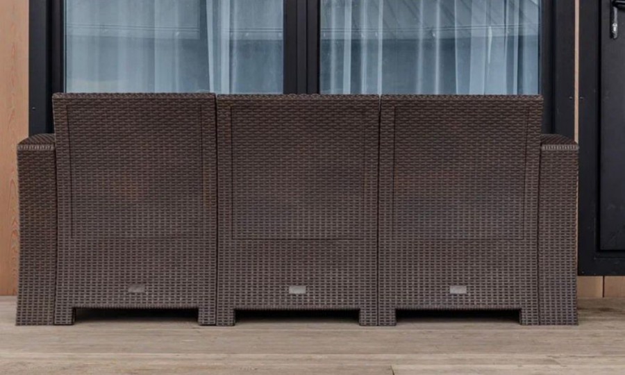 Диван 3-х местный LANA LUX коричневый Royal Family