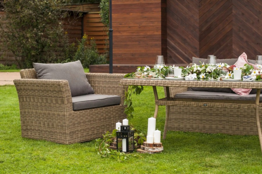 Кресло из искусственного ротанга Капучино 4sis