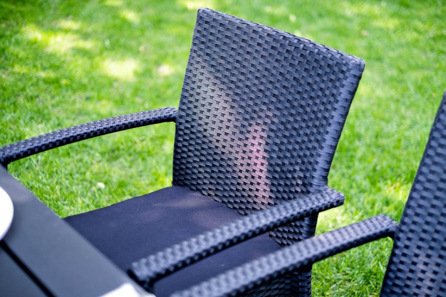 Обеденный комплект Milano 6 черный Joygarden