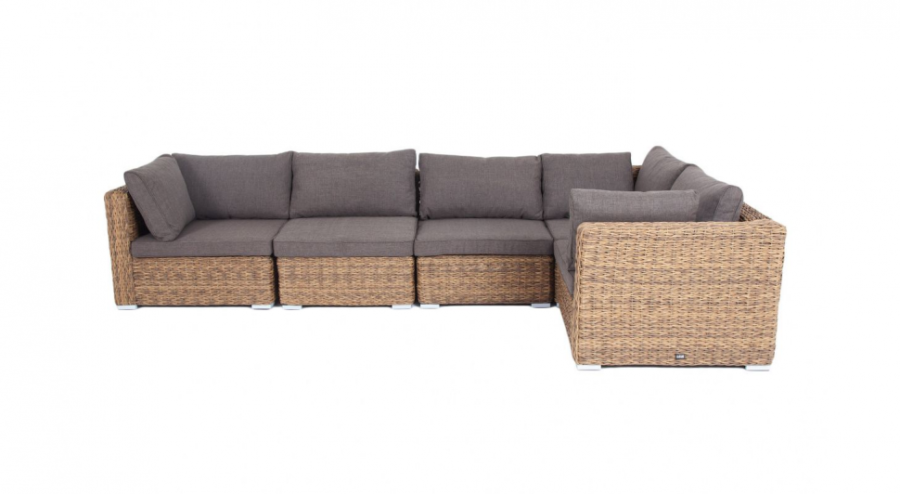 Модульный диван Лунго гиацинт соломенный 4sis