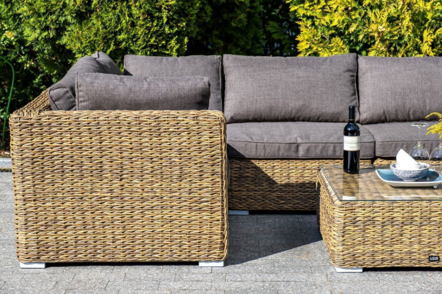 Модульный диван Лунго гиацинт соломенный 4sis