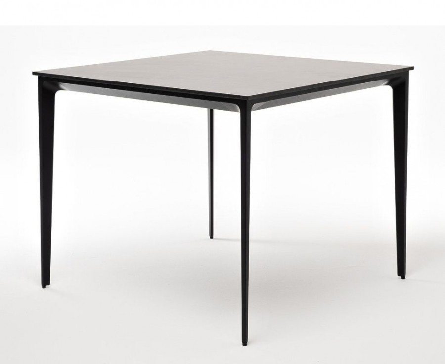 Обеденная группа Малага на 4 персоны со стульями Тунис светло-серый 4sis