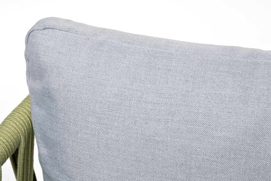 Диван 2-местный Диего из роупа, салатовый 4sis