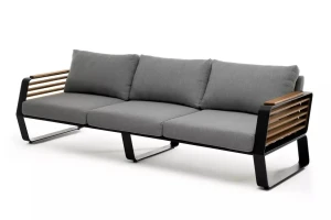 Диван 3-х местный Aura, темный графит Joygarden