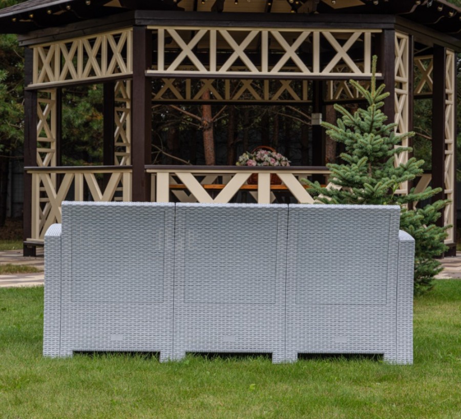 Диван 3-местный LANA светло-серый Royal Family