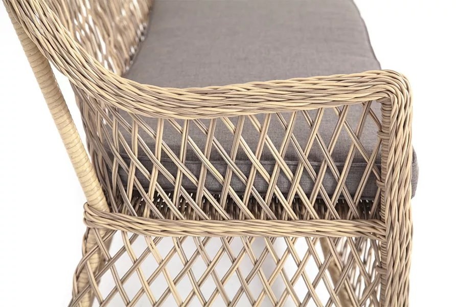 Диван из искусственного ротанга Латте 4sis