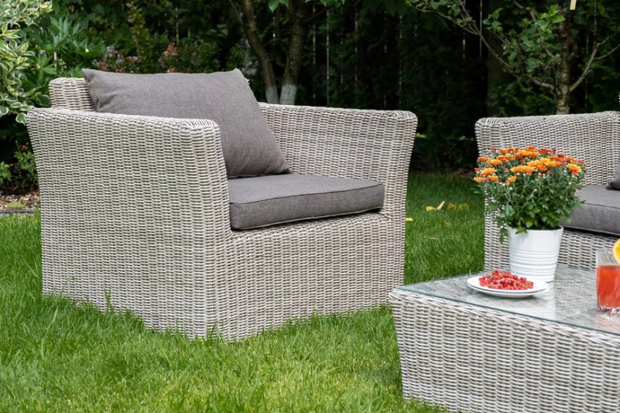 Кресло из искусственного ротанга Капучино Beige 4sis