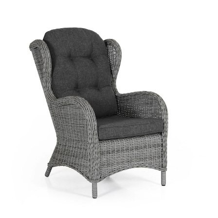 Плетеное кресло Evita grey Brafab